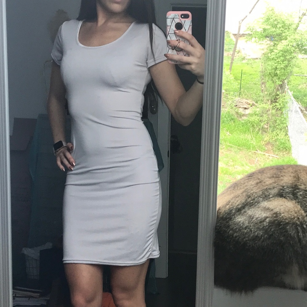 Light purple bodycon dress